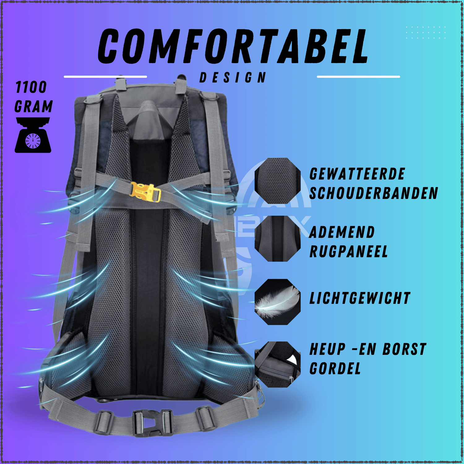 Backpack Adventure 60L Donkerblauw