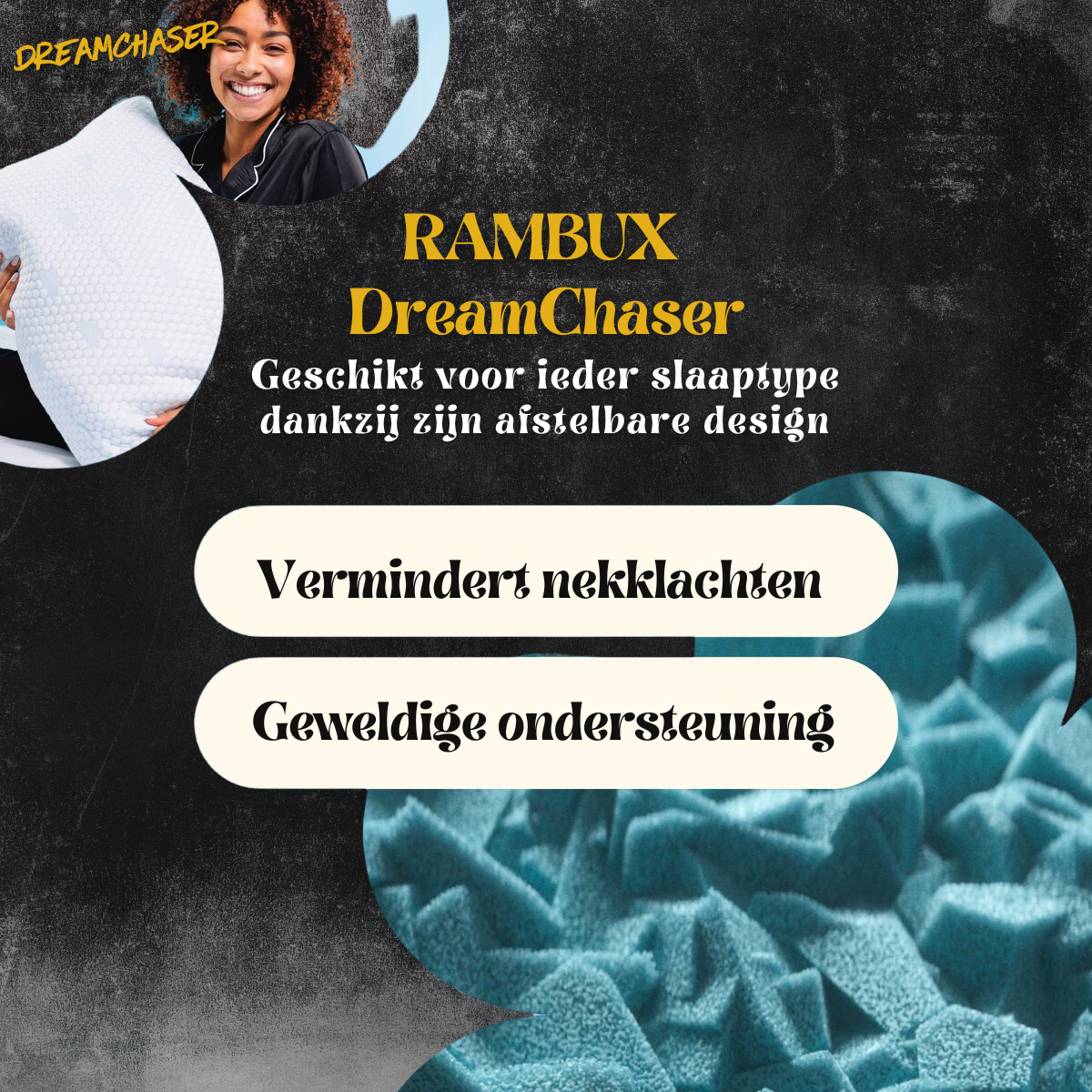 RAMBUX DreamChaser Hoofdkussen