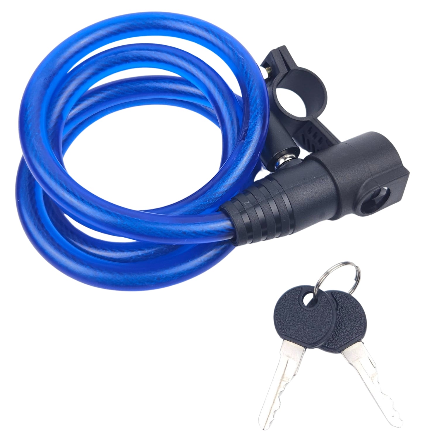 Kabelslot 1 Meter - Fietsslot - Scooterslot - 8mm - Blauw