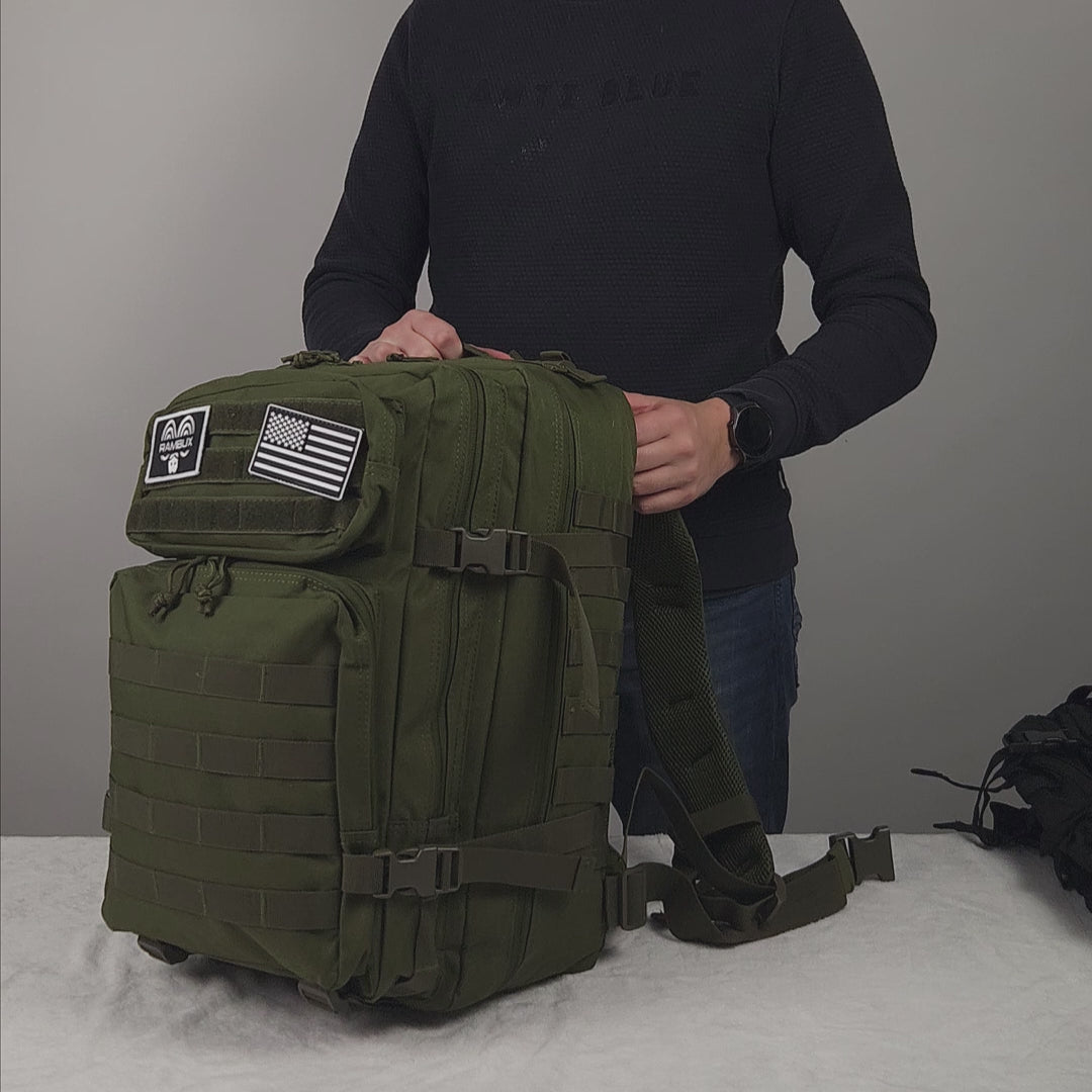 Sac à dos 45L Camo Noir