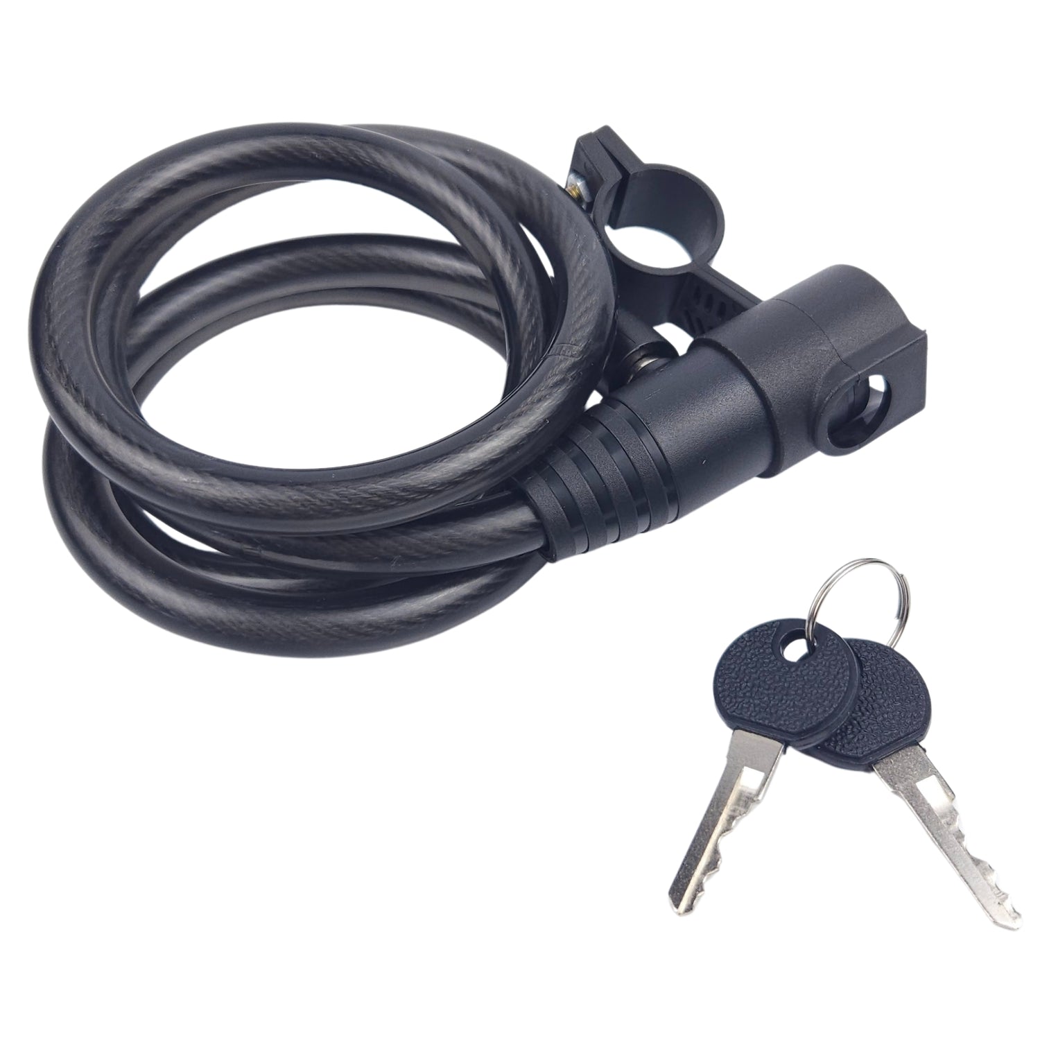 Kabelslot 1 Meter - Fietsslot - Scooterslot - 8mm - Zwart