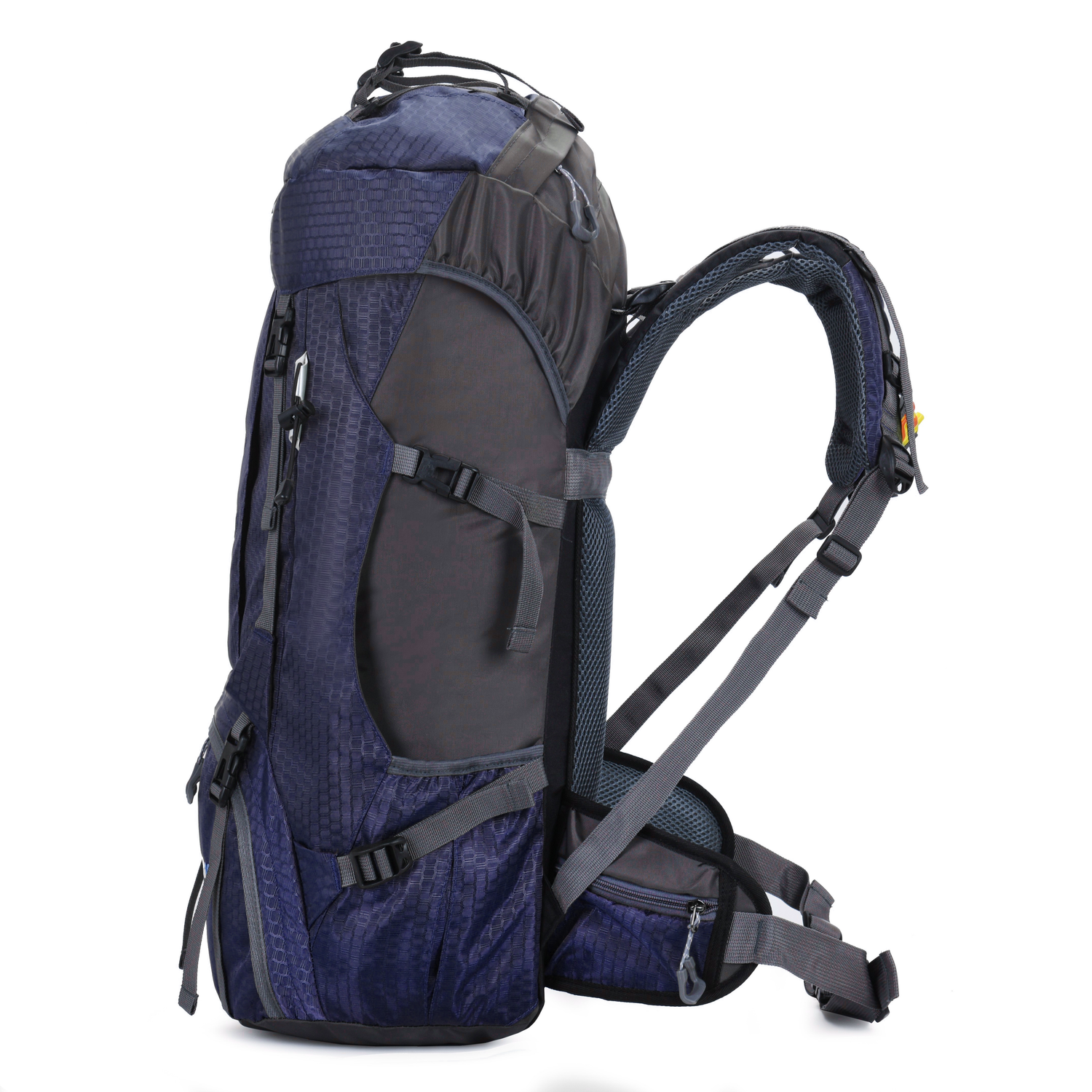 60L Wandelrugzak - Hiking & Trekking Backpack - Lichtgewicht Outdoor Rugzak - Marineblauw