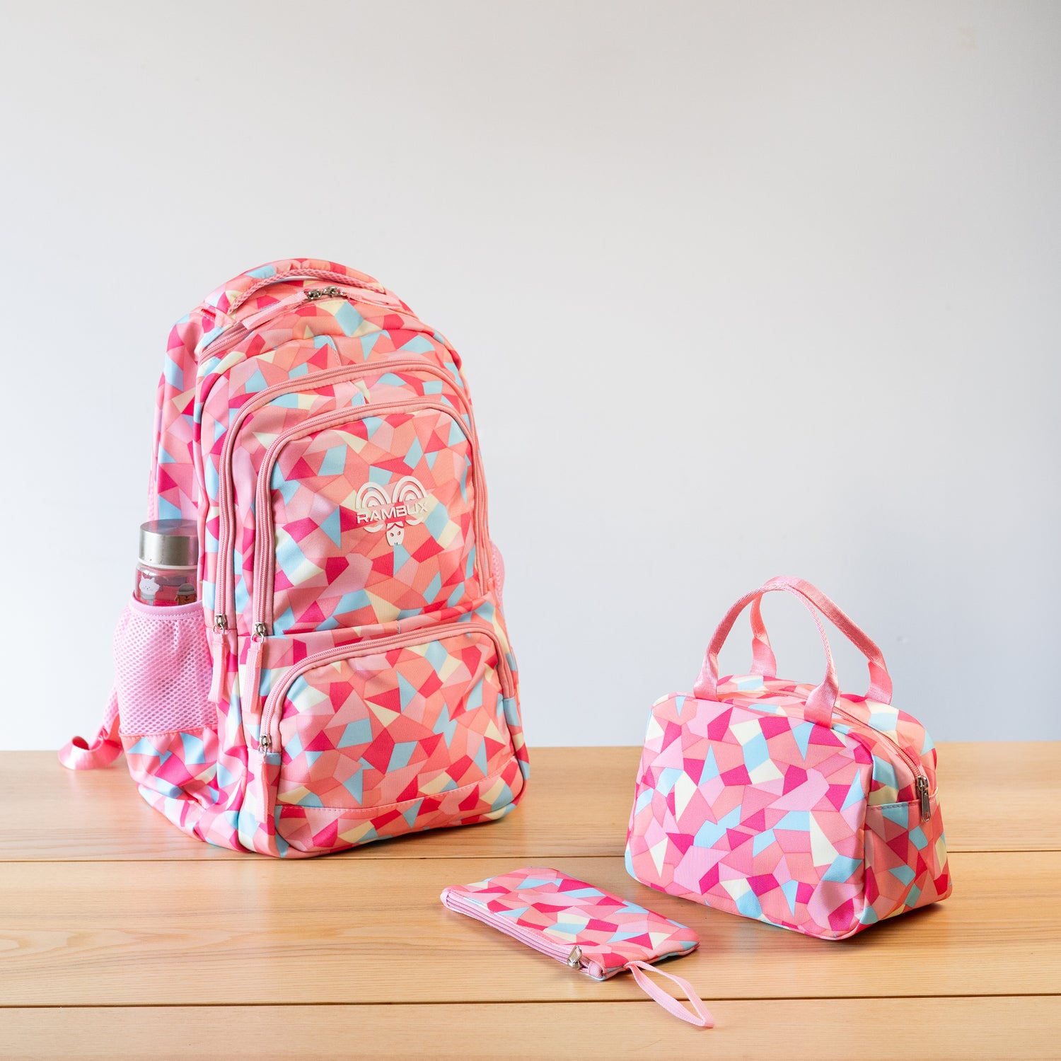 Cartable Abstrait Rose