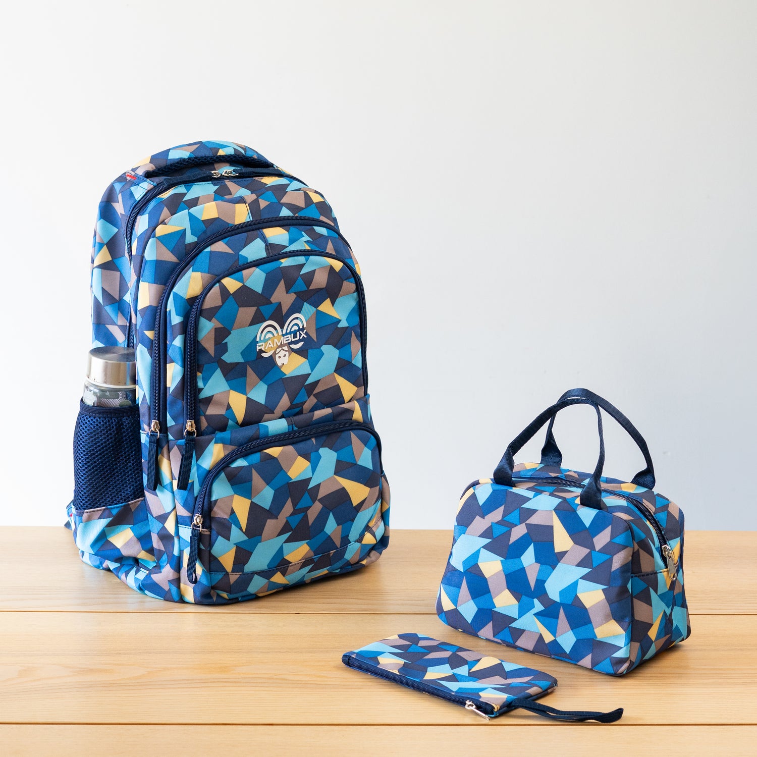 Cartable Abstrait Bleu