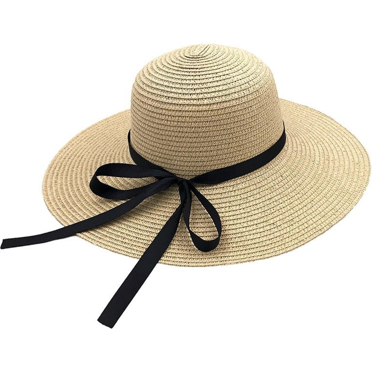 Chapeau de soleil pour femme - roseau - beige